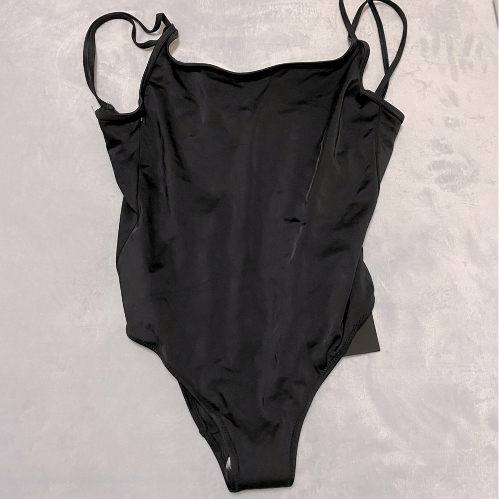 Weekday River one piece black swimsuit